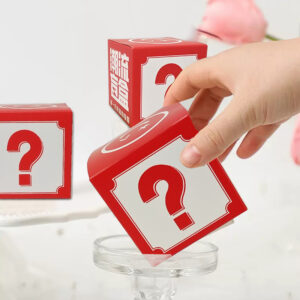 现货荧光幸运盒子惊喜盲盒空盒批发福袋彩色惊喜盲盒福袋许愿盒子